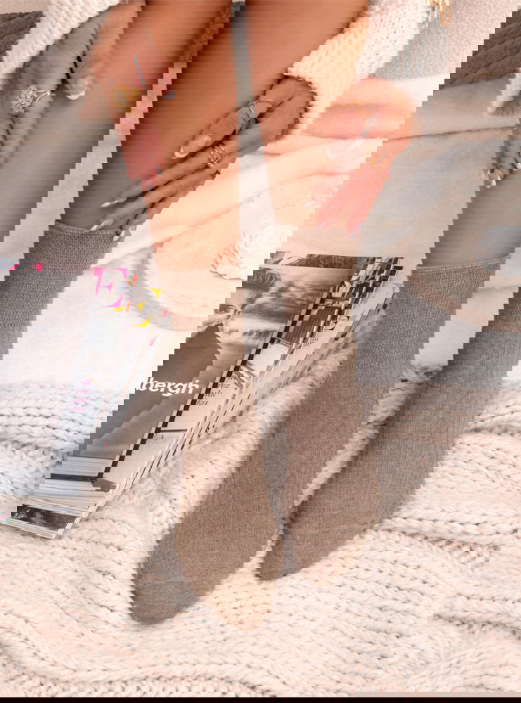 Skarpetki z ozdobną naszywką Irie -...