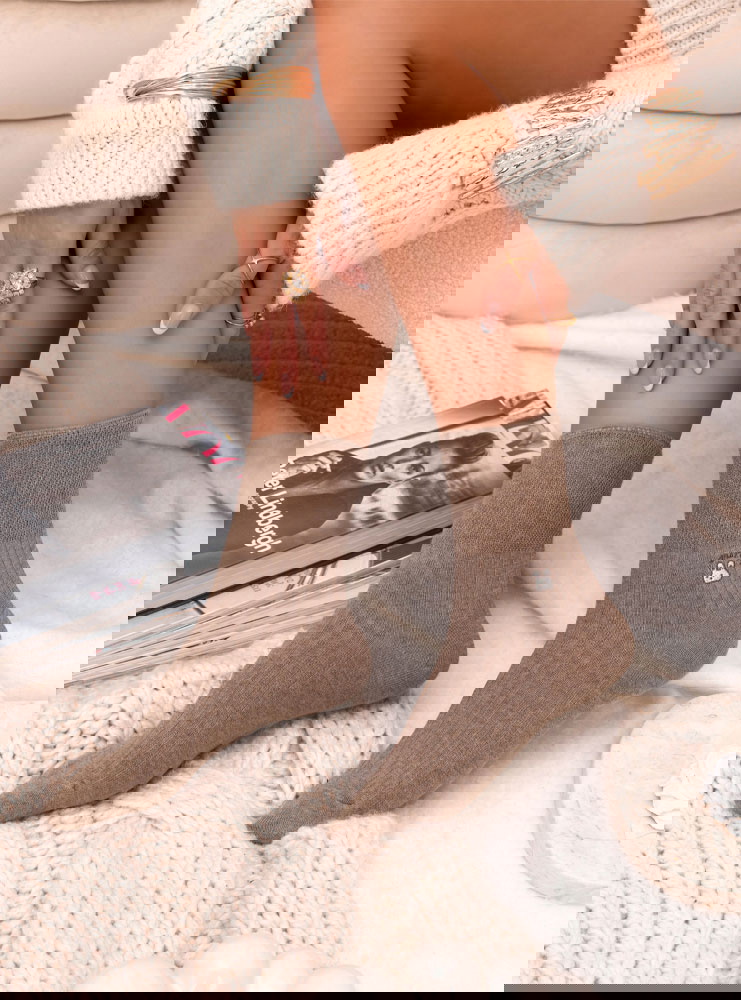 Skarpetki z ozdobną naszywką Irie -...