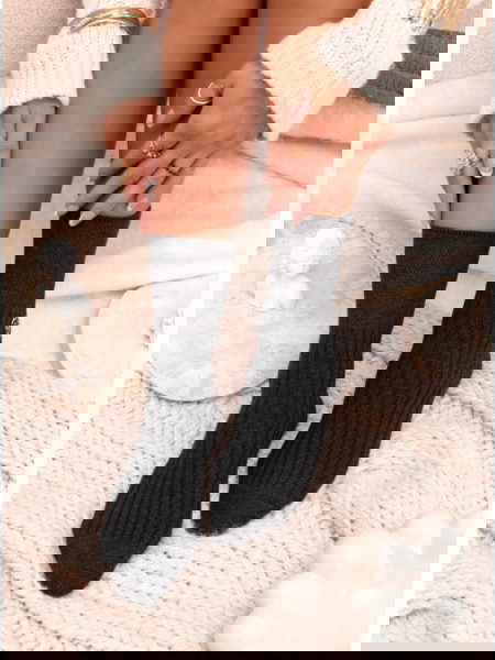 Grafitowe skarpetki z... 2