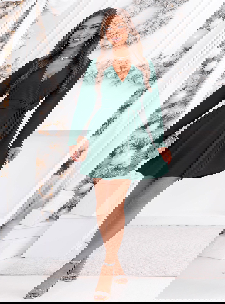 Sukienka na święta z przekładanym...