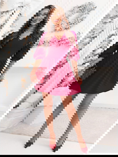 Bordowa sukienka na święta... 2