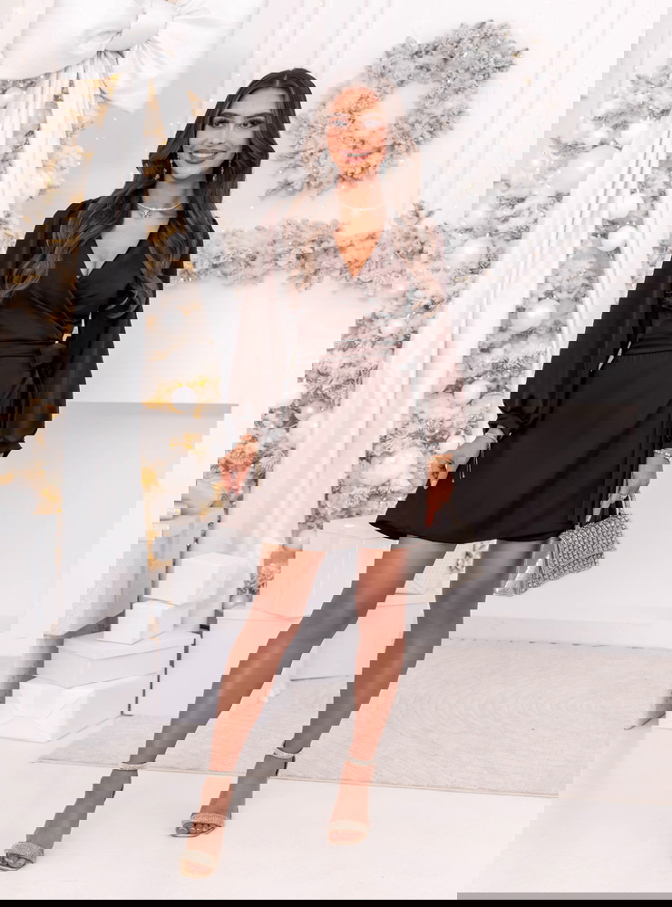 Czekoladowa świąteczna satynowa...