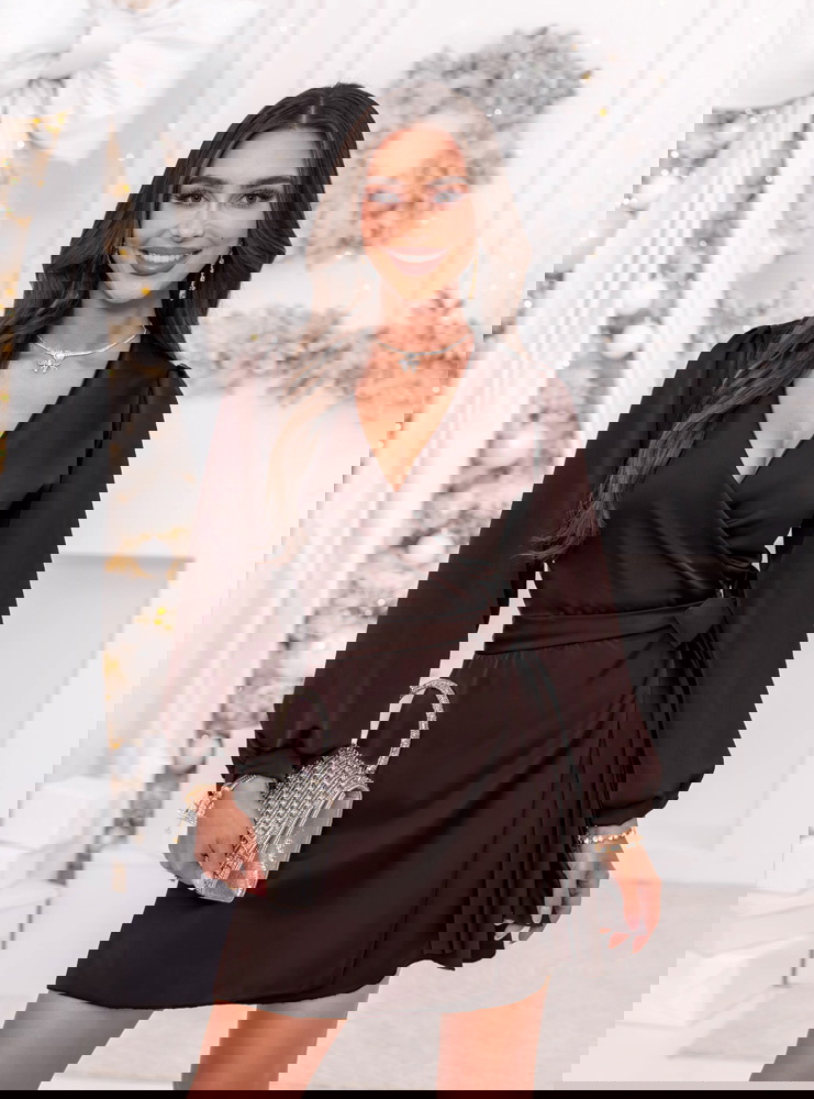 Czekoladowa świąteczna satynowa...