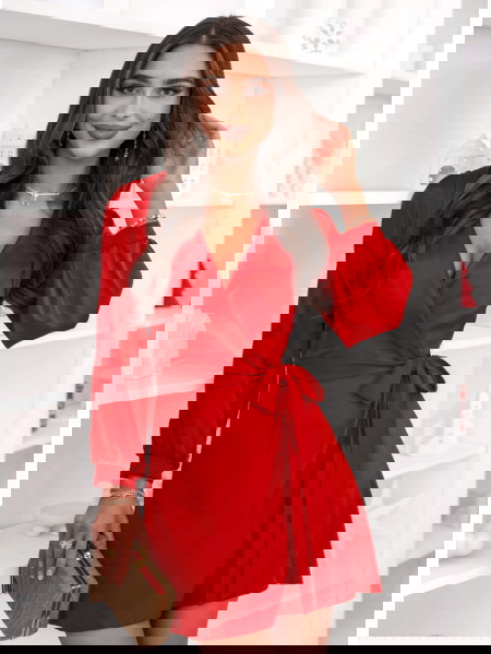 Malinowa satynowa...