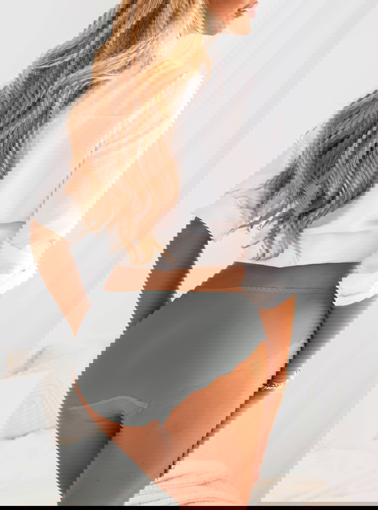 Szare bezszwowe majtki Marcy