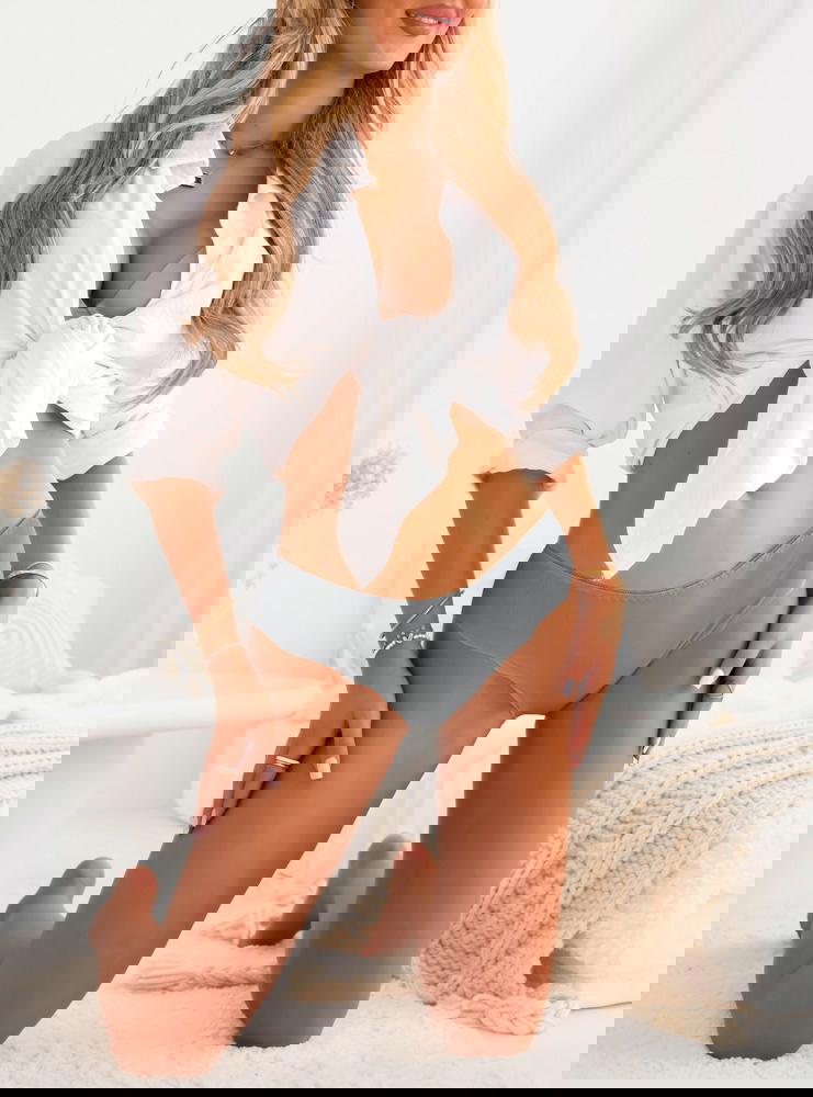 Szare bezszwowe majtki Marcy