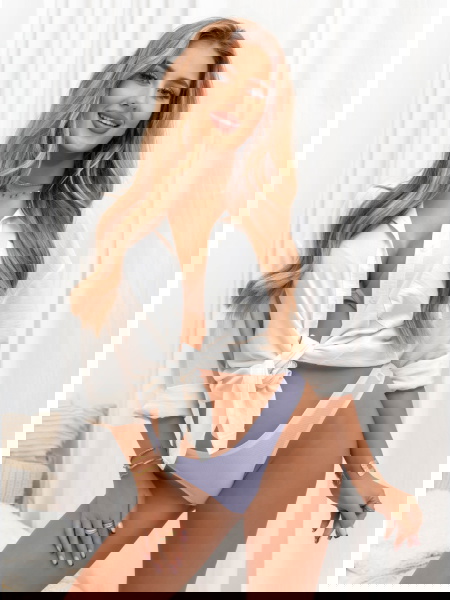 Liliowe bezszwowe majtki...