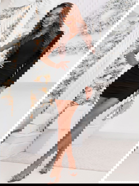 Czarna świąteczna sukienka... 2