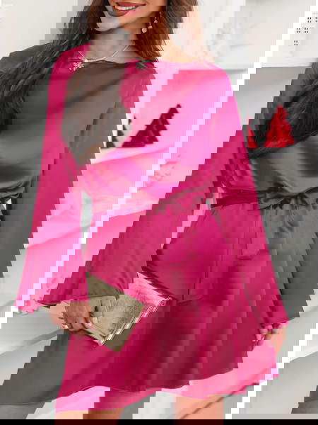 Atłasowa sukienka na święta...