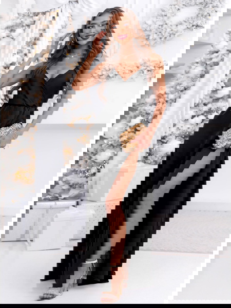 Czarna świąteczna sukienka... 2