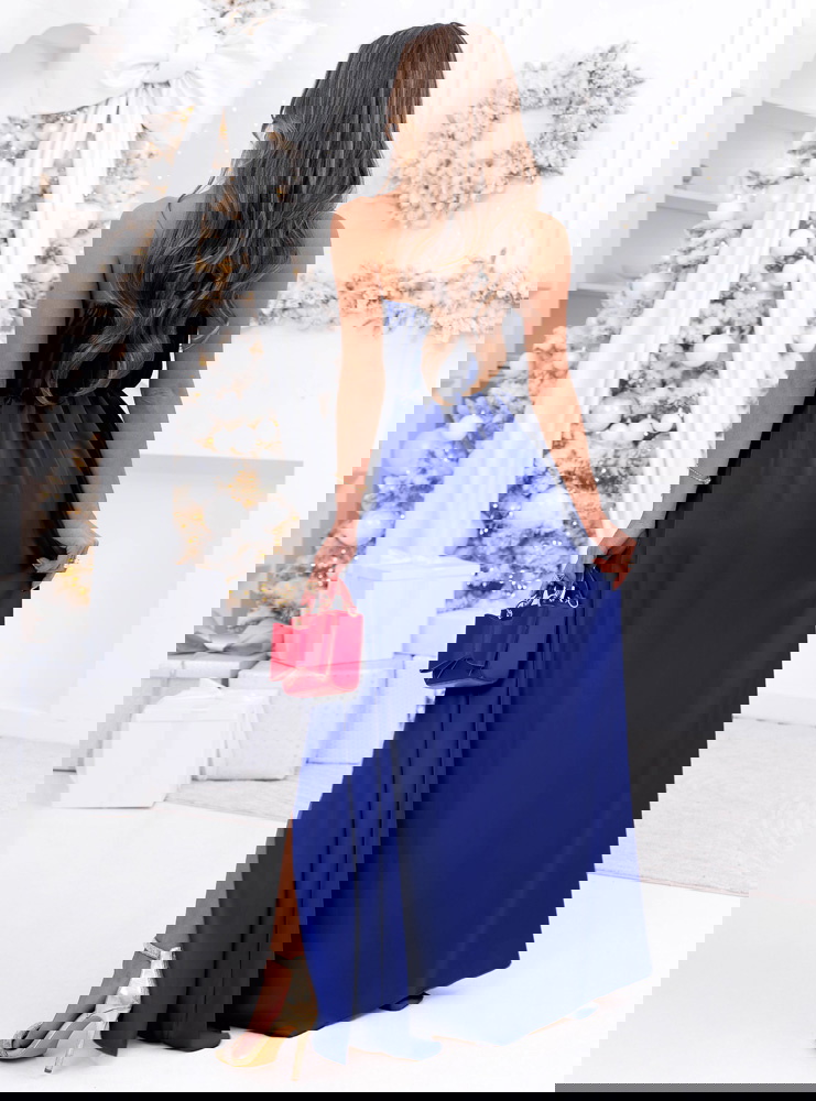 Chabrowa świąteczna sukienka satynowa...