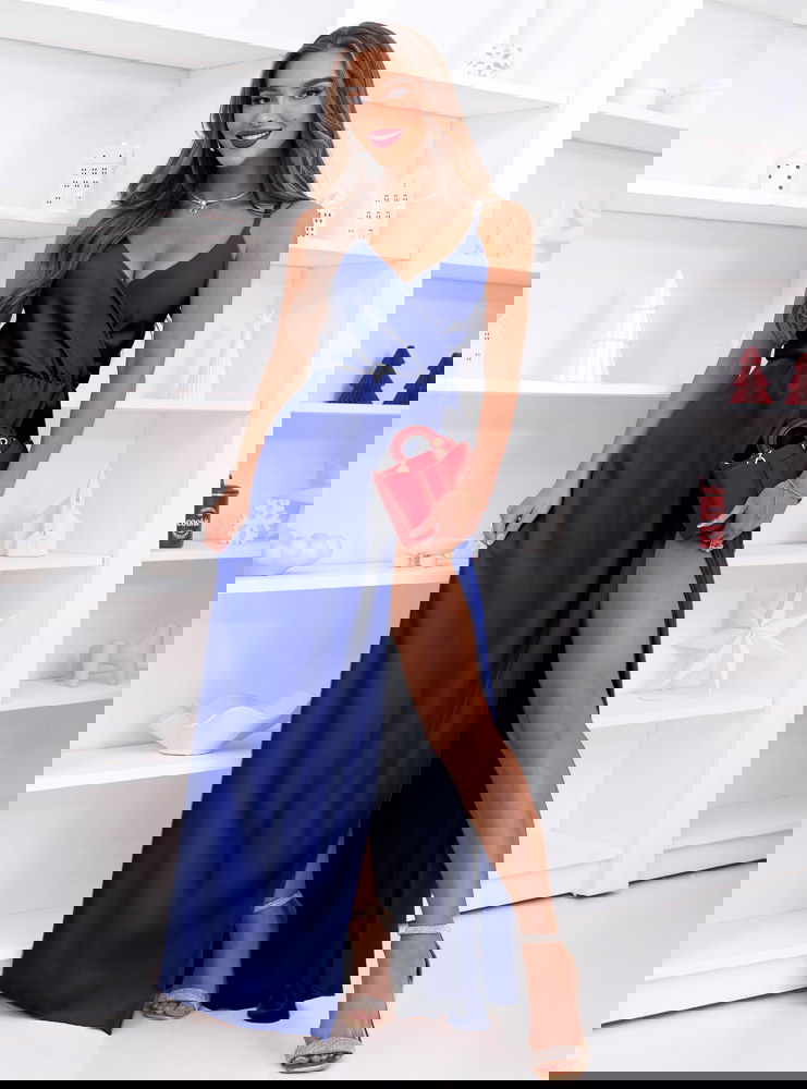 Chabrowa świąteczna sukienka satynowa...