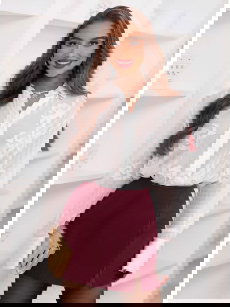 Bordowe spódnico - spodenki... 2