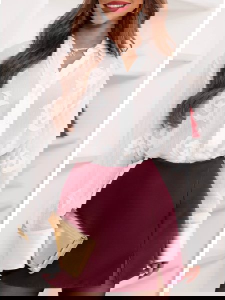 Bordowe spódnico - spodenki...