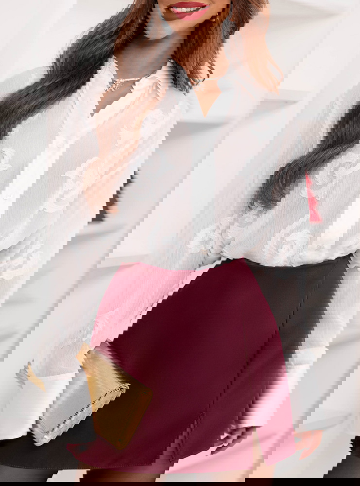 Bordowe spódnico - spodenki Micheala