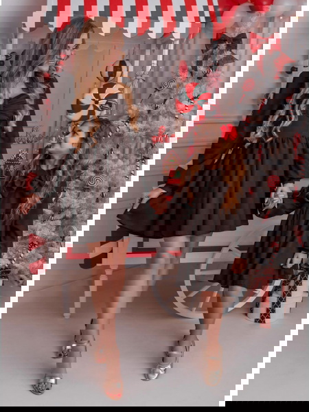 Czekoladowy zestaw sukienek... 2