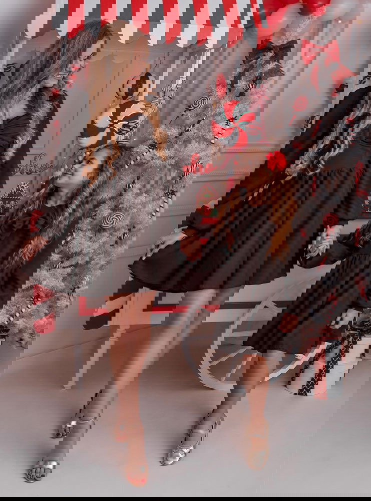 Czekoladowy zestaw sukienek...