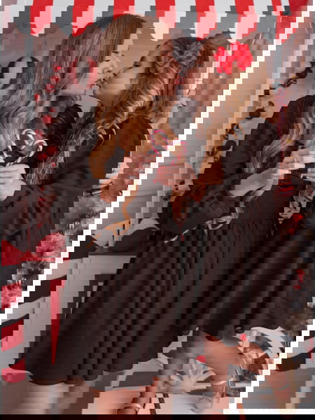 Czekoladowy zestaw sukienek...