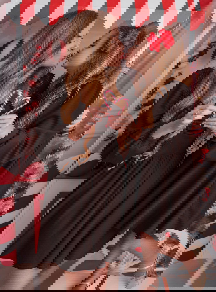 Czekoladowy zestaw sukienek...