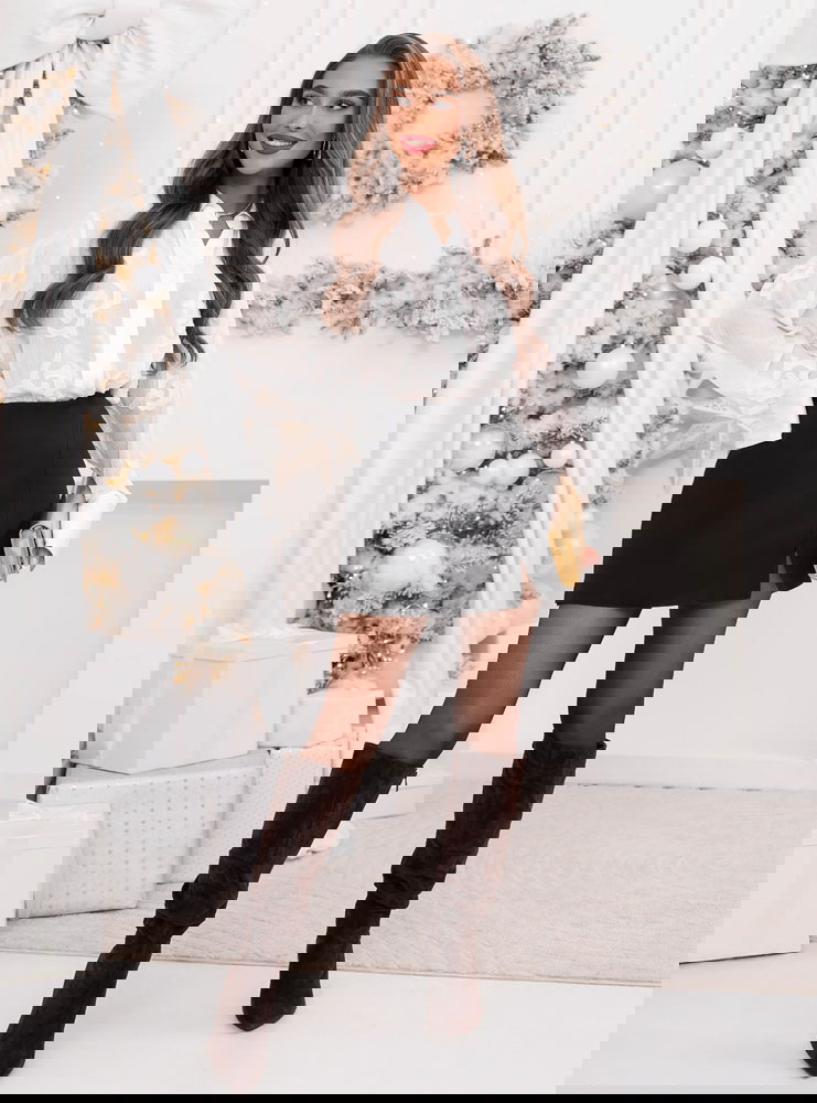 Czarne spódnico - spodenki Micheala