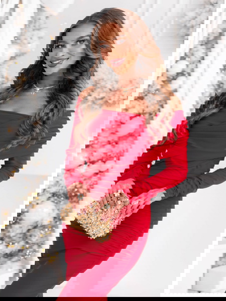 Malinowa dopasowana... 2