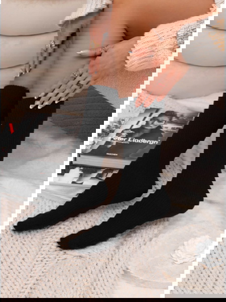 Czarne grube ocieplane...