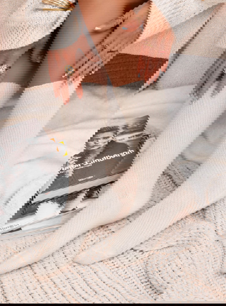 Grube ocieplane skarpetki Dorli - ecru