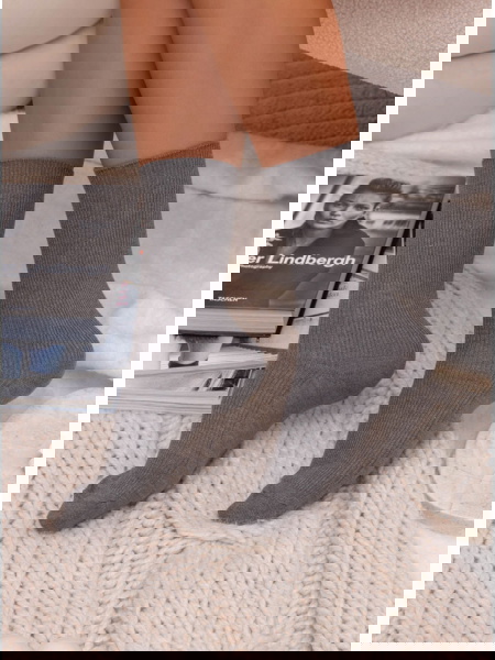 Grafitowe grube ocieplane...