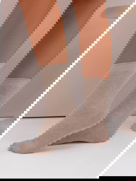 Beżowe grube ocieplane... 2