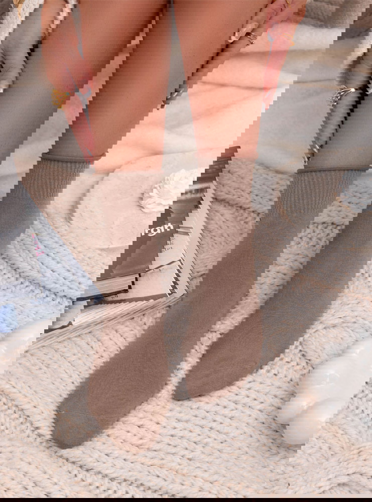 Skarpetki z ozdobną naszywką Raelenee...