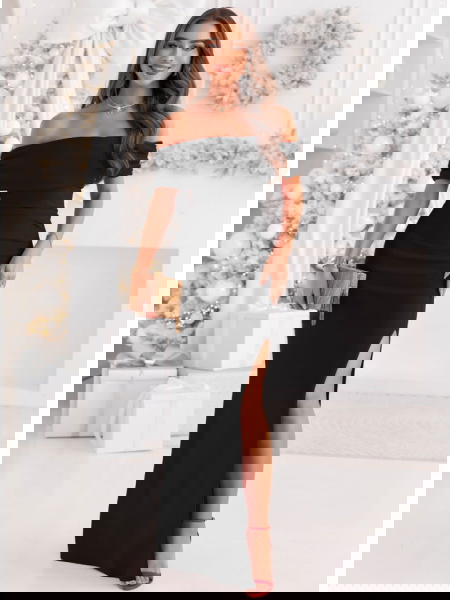 Czarna długa dopasowana... 2