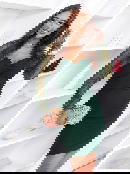 Dopasowana sukienka z... 2