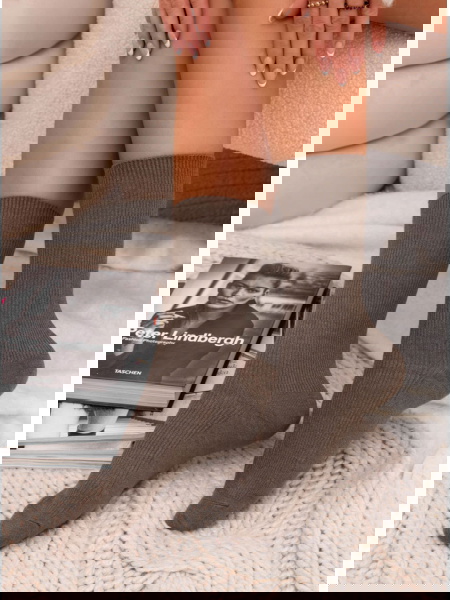 Prążkowane skarpetki... 2