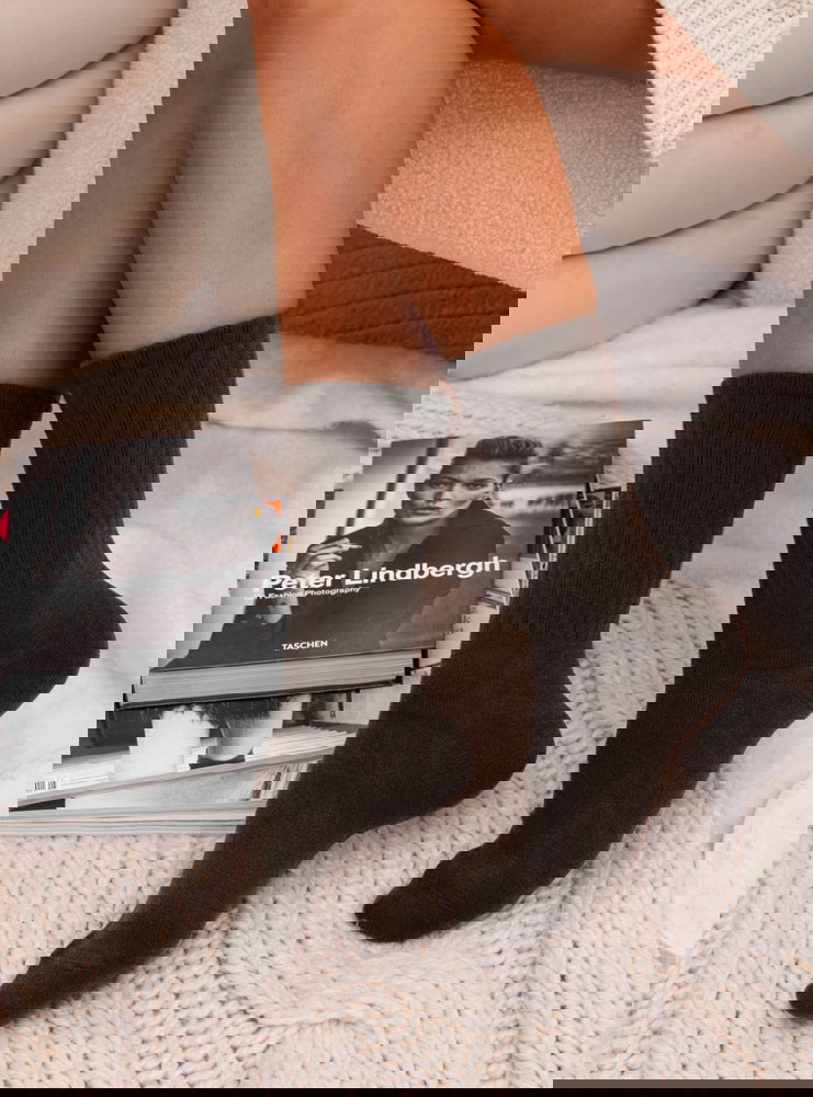 Czekoladowe długie skarpetki Chrisanna