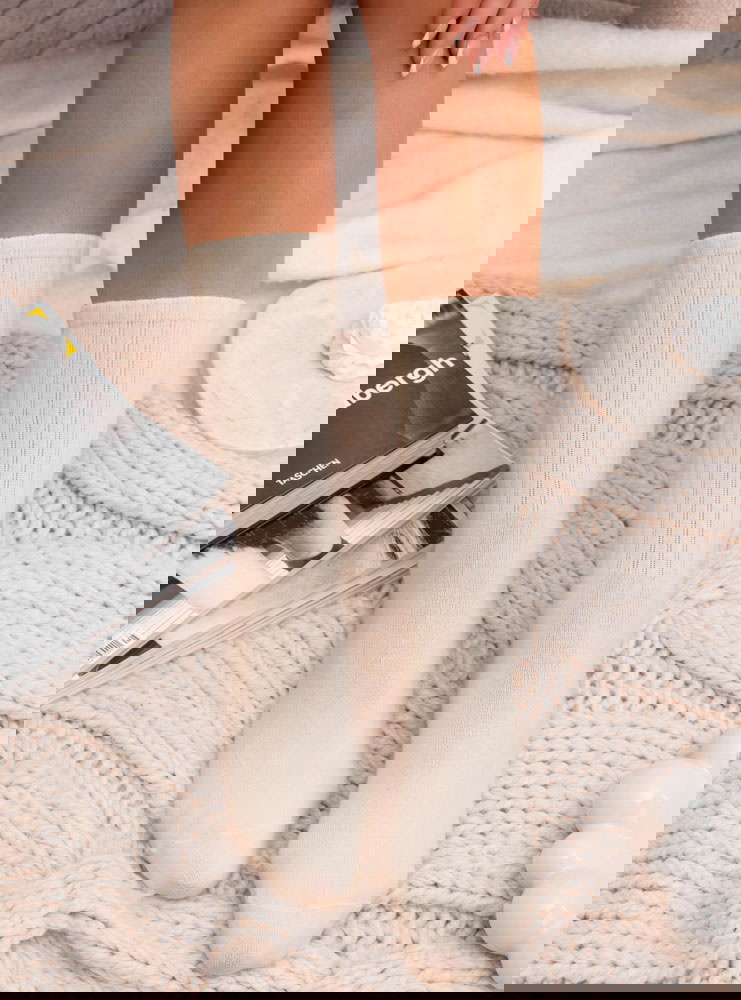 Długie skarpetki Chrisanna - ecru