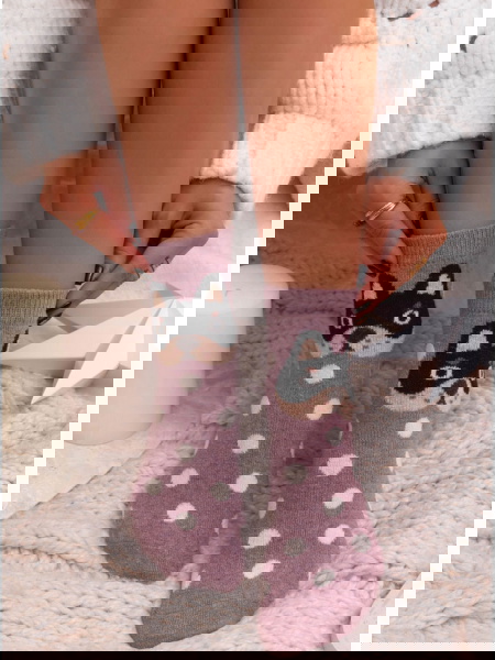 Skarpetki z ozdobnym wzorem...