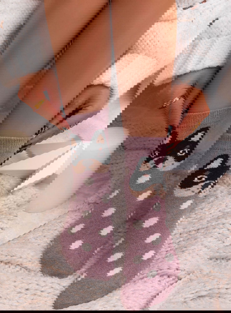 Skarpetki z ozdobnym wzorem Savanaa -...