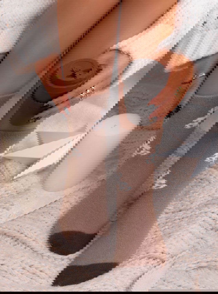 Miękkie przytulne skarpetki z alpaki...