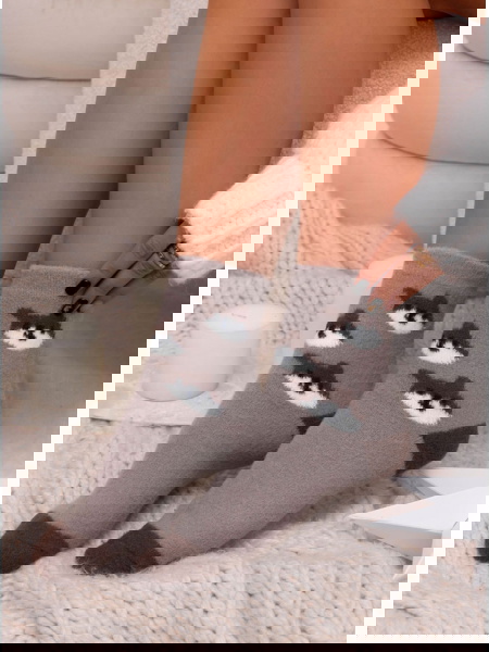 Szare miękkie przytulne...