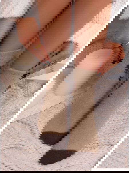 Beżowe miękkie przytulne...