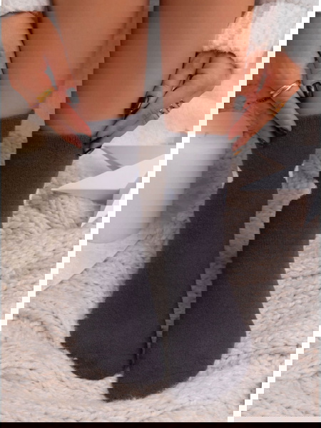 Grafitowe skarpetki z...