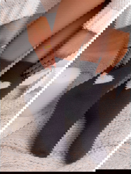 Grafitowe skarpetki z... 2