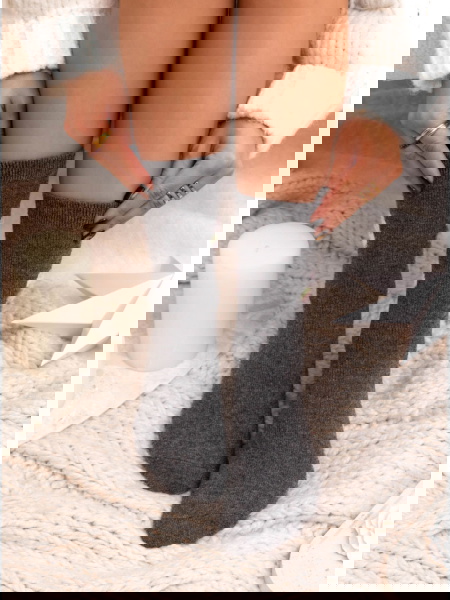 Grafitowe skarpetki z... 2