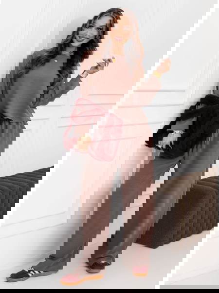 Komplet bluzka i szerokie...