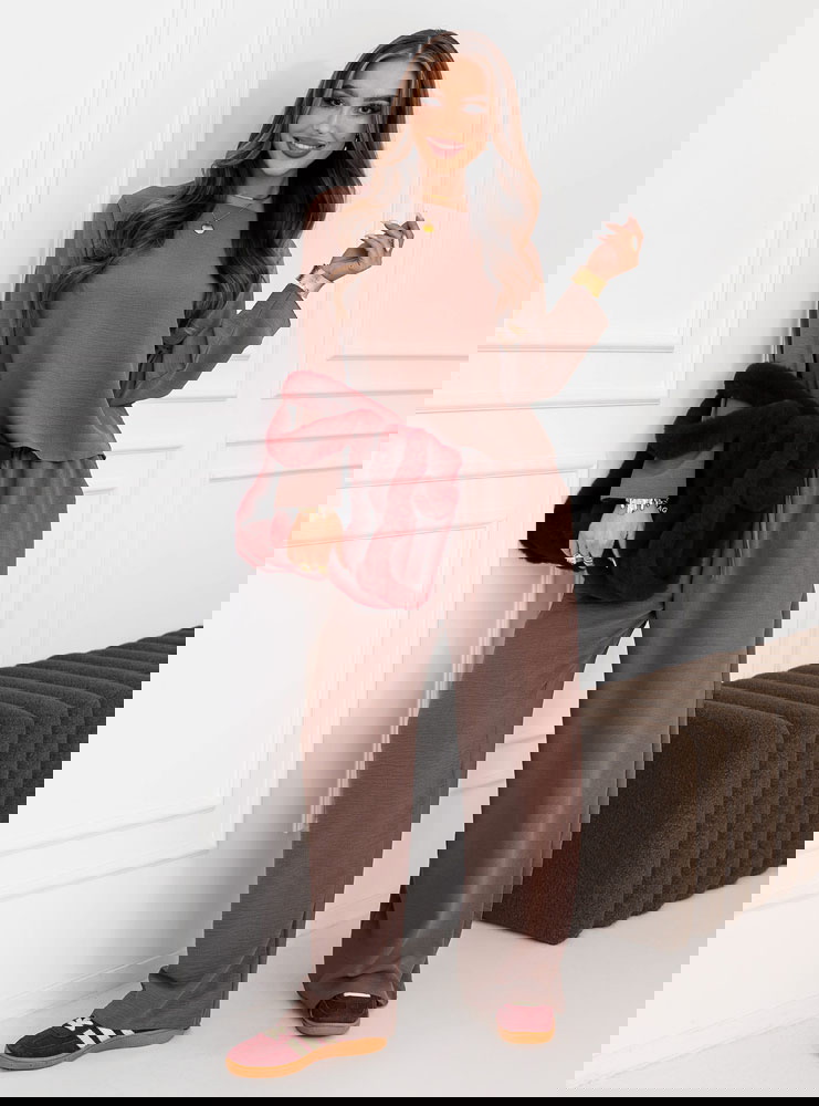 Komplet bluzka i szerokie spodnie...