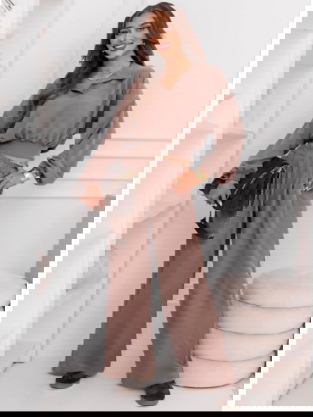 Komplet bluzka i szerokie...