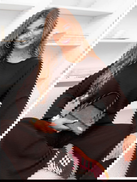 Czekoladowy komplet bluzka... 2