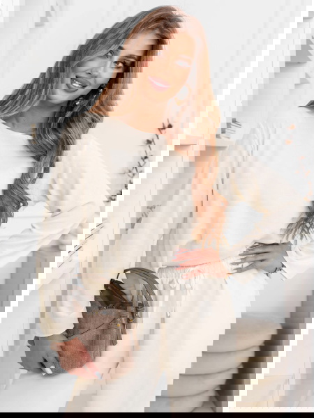 Komplet bluzka i szerokie...