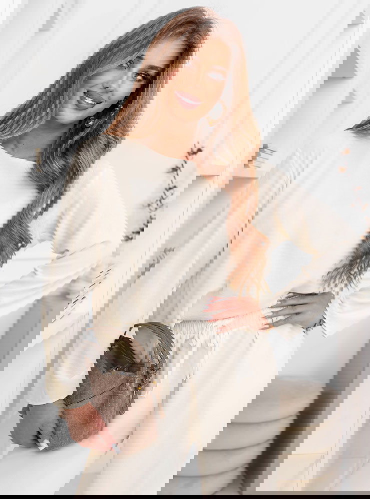 Komplet bluzka i szerokie spodnie...