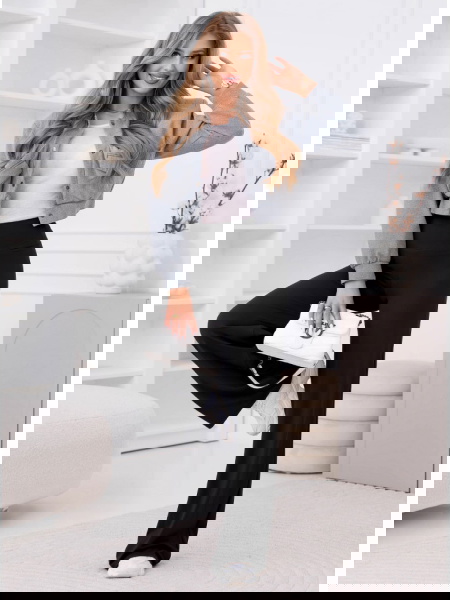 Czarne spodnie z... 2